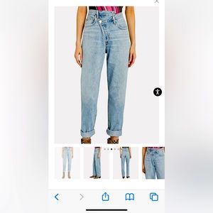 Agolde Crisscross Jeans